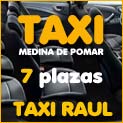 Taxi 7 plazas en Medina de Pomar, Las Merindades.