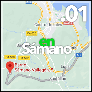 Estamos en el polígono Vallejón en Sámano muy cerca de Castro Urdiales, Cantabria