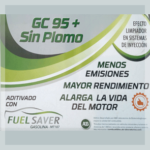 Reposta nuestra GAsolina sin Plomo GC 95+ con aditivos Fuel Saver y benefíciate de las ventajas que te ofrece: Menos emisiones, mayor rendimiento, alarga la vida del motor y tiene efecto limpiador en sistemas de inyección. Gasolinera Las Brujas. Carretera Villarcayo-Burgos