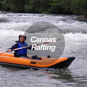 Canoa, Rafting
