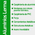 Carpinteria metalica en Lerma. Aluminios, Pvc, Hierros, Aceros Inoxidables, Forjas, Lerma, Burgos, comarca del Arlanza