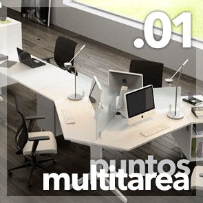 Muebles de oficina con puntos multitarea. Instalación de oficinas. Tienda de muebles oficinas y despachos. Villarcayo